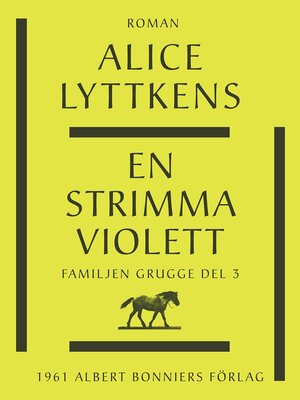 cover image of En strimma violett